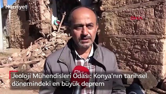 Jeoloji Mühendisleri Odası: Konya'nın tarihsel dönemindeki en büyük deprem
