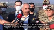 İçişleri Bakan Yardımcısı Ersoy ve Jandarma Genel Komutanı Orgeneral Çetin, operasyonla ilgili bilgi verdi
