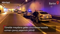 Tünelde meydana gelen zincirleme kazada uzman çavuş yaşamını yitirdi