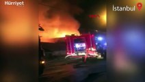 Arnavutköy'de tavuk çiftliğindeki yangın büyük çapta hasara neden oldu