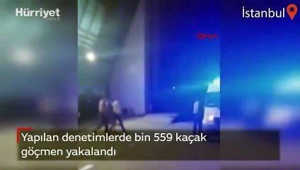İstanbul'da son iki haftada bin 559 kaçak göçmen yakalandı