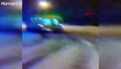 Aç kalan domuzlar ilçe merkezine indi