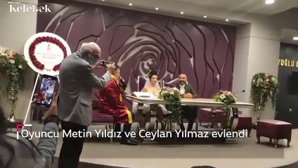 Oyuncu Metin Yıldız ve Ceylan Yılmaz evlendi