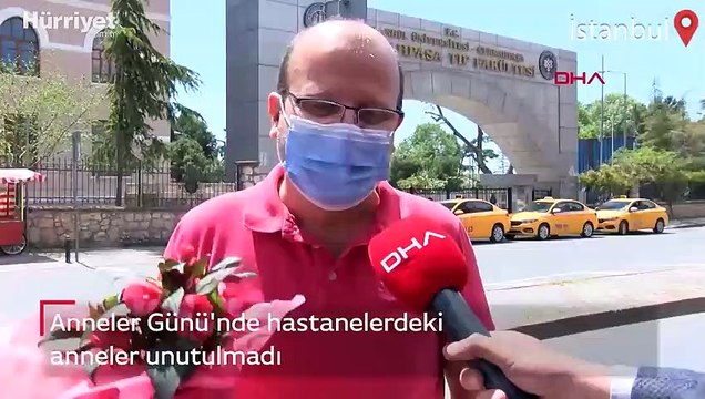 Anneler Günü'nde hastanelerdeki anneler unutulmadı