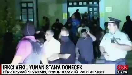 Irkçı vekil Yunanistan'a dönecek