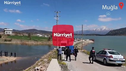 Park halindeyken el freni çekilmeyince baraja düşen kamyonetteki kadın hayatını kaybetti