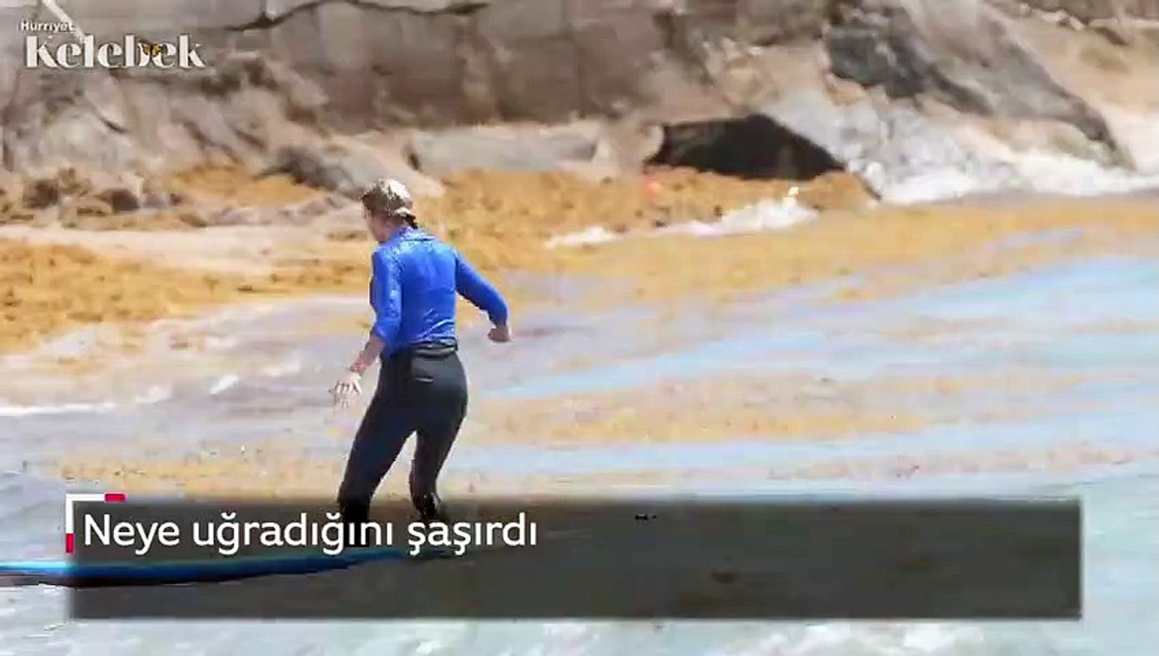 Sörf dersinde panik