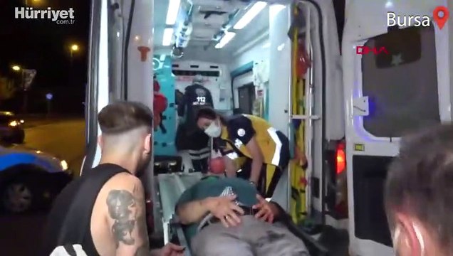 Alkollü motosiklet sürücüsünün çarptığı yaya yaralandı