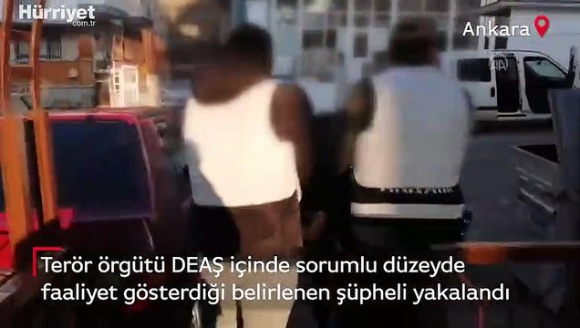 Terör örgütü DEAŞ içinde sorumlu düzeyde faaliyet gösterdiği belirlenen şüpheli yakalandı