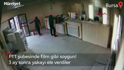 Film gibi PTT soygunu! 1500 güvenlik kamerası izlenerek yakalandılar