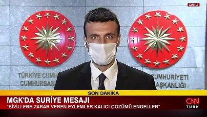 MGK toplantısı sona erdi