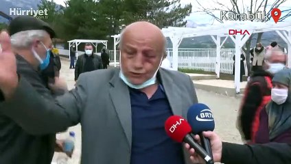 Köylüler ile muhtar ve yakınları mezarlıkta tekme- tokat kavga etti