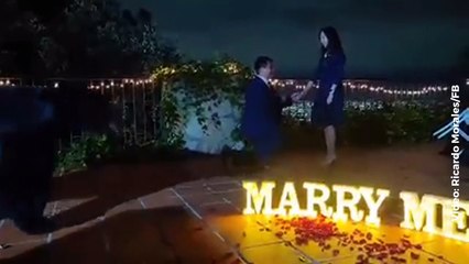 "Les robó el show": oso interrumpió una propuesta de matrimonio en Nuevo león, México