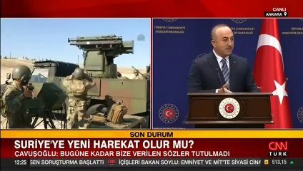 Bakan Çavuşoğlu'ndan Suriye açıklaması: Son derece kararlıyız, gerekeni yaparız!