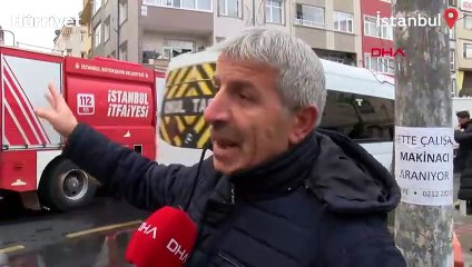 Kağıthane'de binanın çatı katında yangın çıktı