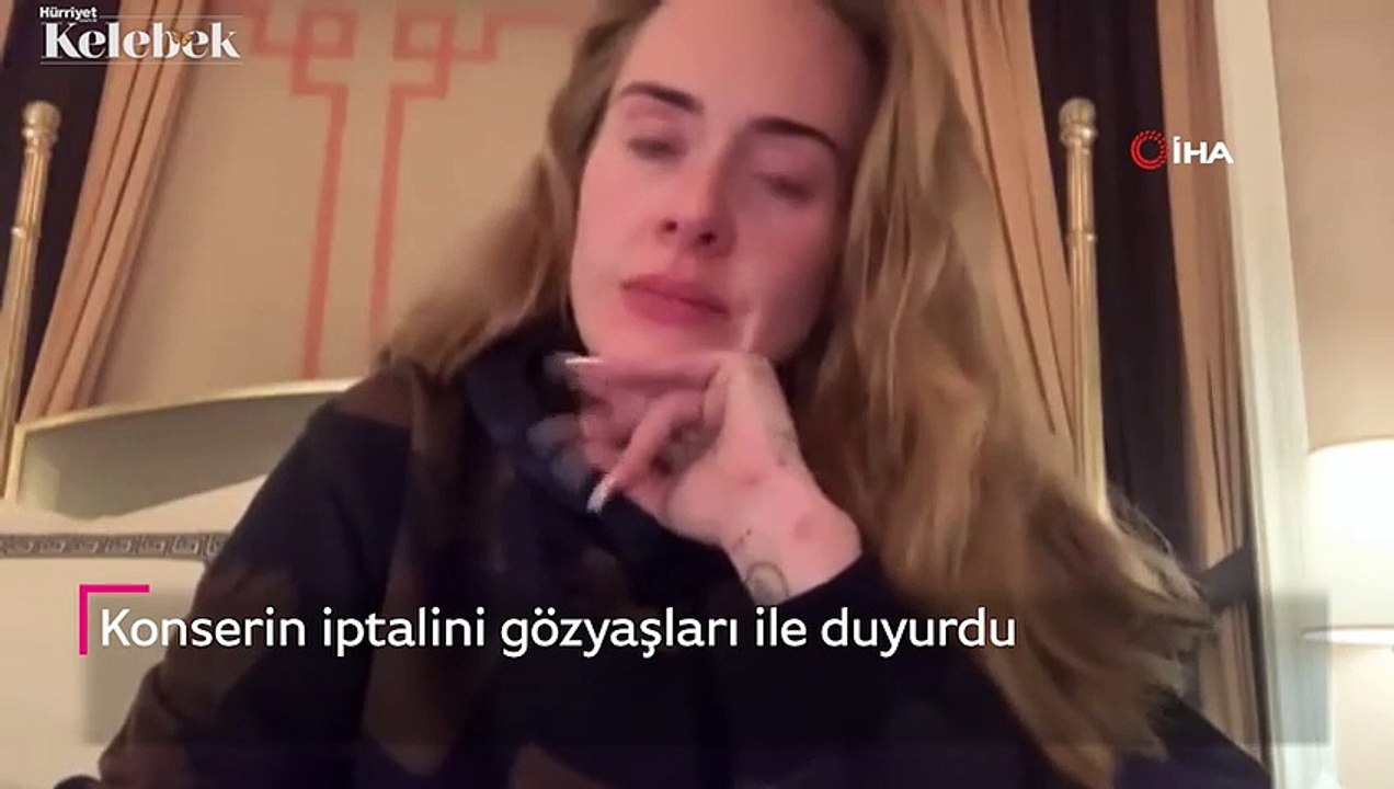 Adele konserlerini iptal etti, gözyaşları içinde özür diledi