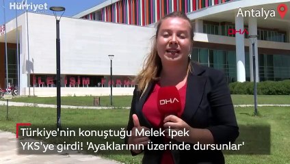 Melek İpek YKS'ye girdi, kadınlara seslendi: Ayaklarının üzerinde dursunlar