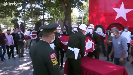 El Bab'ta şehit olan Uzman Çavuş Muammer Yiğit, son yolculuğuna uğurlandı