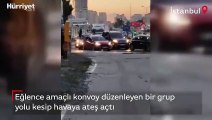 Şehir magandaları kamerada: Yol kesip ateş açtılar