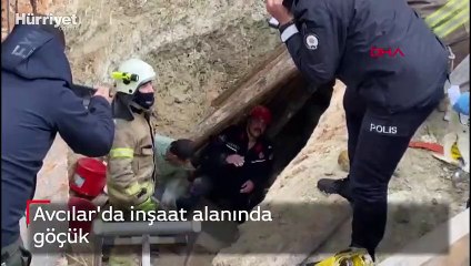 Avcılar'da inşaat alanında göçük