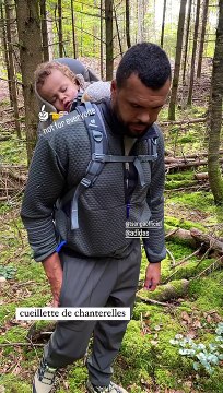 Jo-Wilfried Tsonga et son fils Leelow