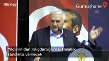 AK Parti Genel Başkanvekili Yıldırım, Gümüşhane'de partililere hitap etti