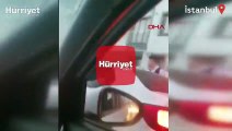 Maltepe’de düğün konvoyunda tehlikeli yolculuk