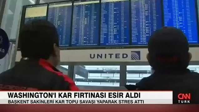 ABD'de kar fırtınası! Biden uçakta mahsur kaldı