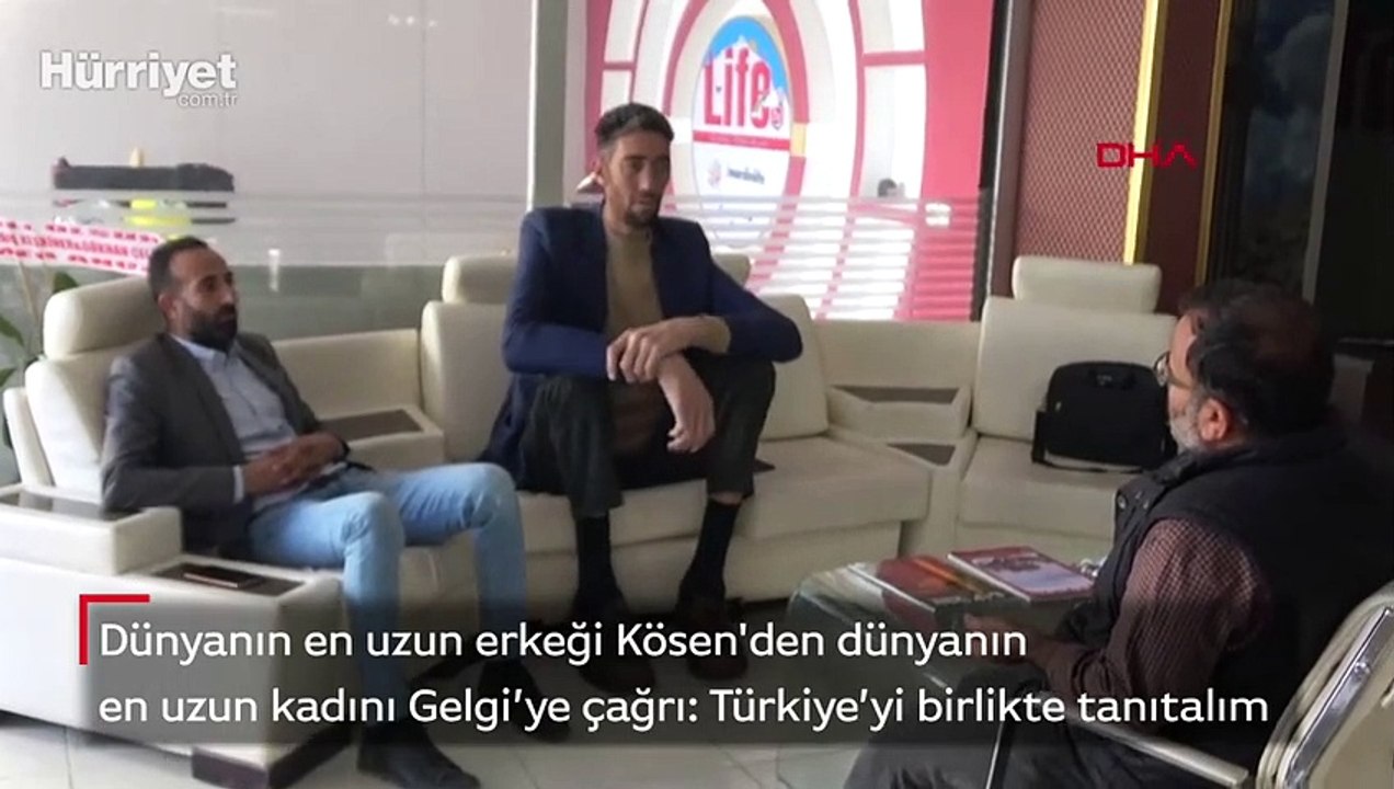 Dünyanın en uzun erkeği Sultan Kösen'den dünyanın en uzun kadını Rumeysa Gelgi’ye çağrı