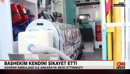 Başhekim kendisi hakkında suç duyurusunda bulundu