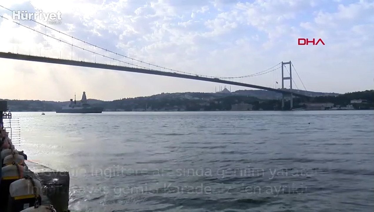 Rusya ile İngiltere arasında gerilim yaratan İngiliz savaş gemisi Karadeniz'den ayrıldı