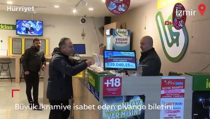 Büyük ikramiye isabet eden piyango biletini satan bayii sahibi konuştu