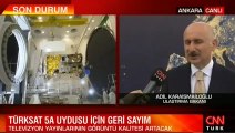 Türksat 5A uydusu için geri sayım