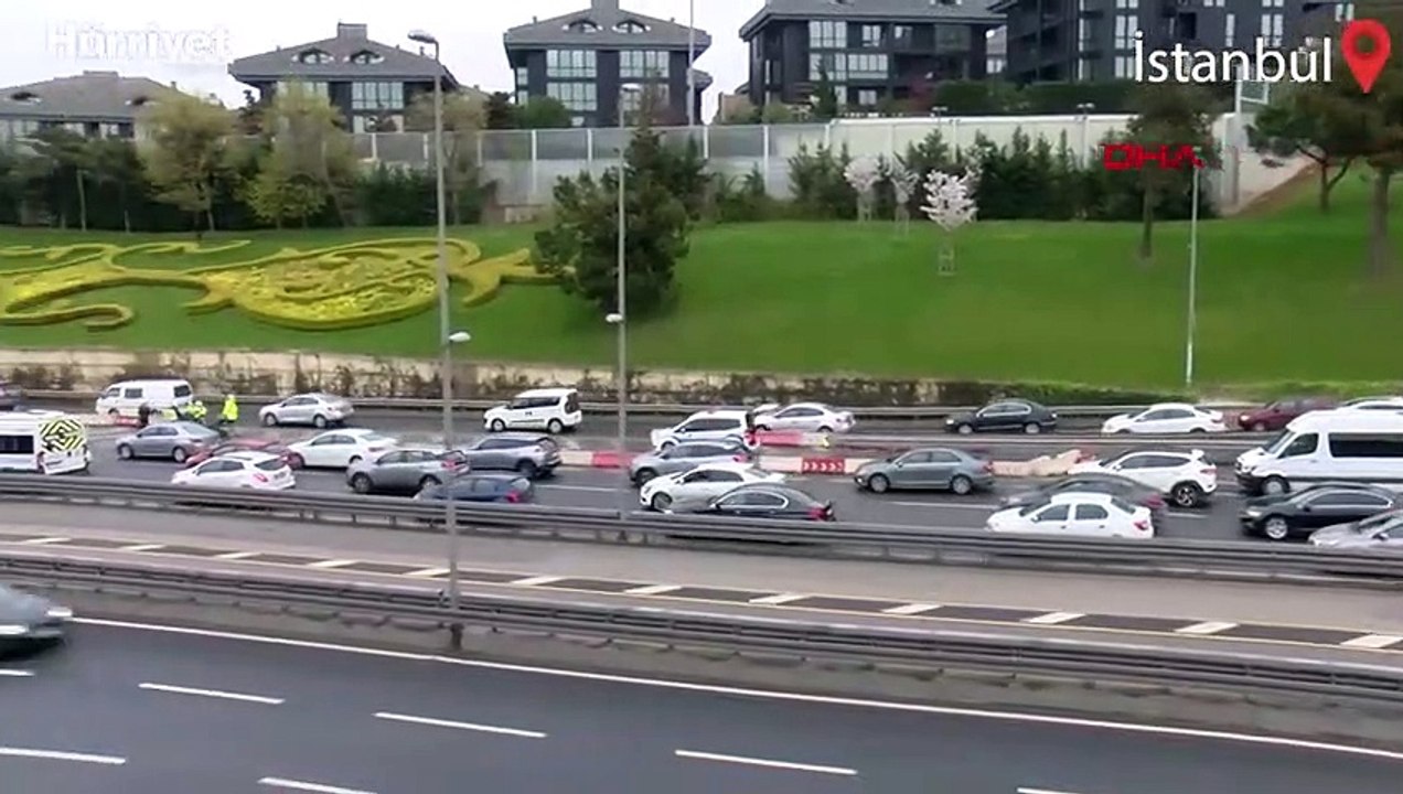 İstanbul'da trafik yoğunluğu