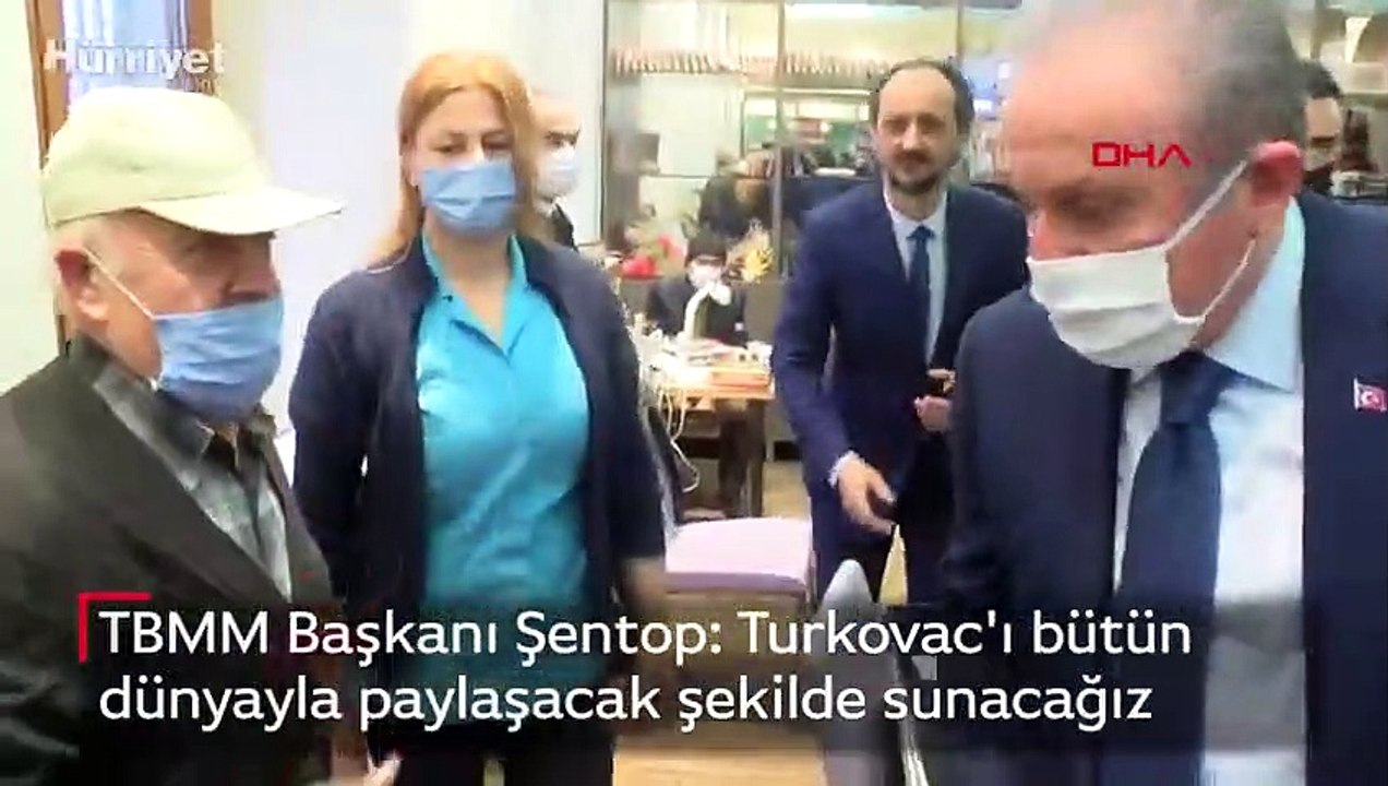 TBMM Başkanı Şentop: Turkovac'ı bütün dünyayla paylaşacak şekilde sunacağız