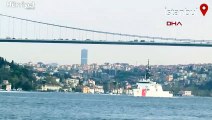 ABD sahil güvenlik gemisi İstanbul Boğazı'ndan geçti