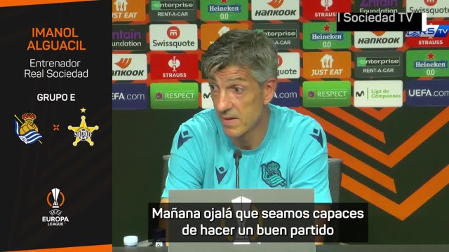 Imanol: Lo importante mañana es ganar, ganar y ganar
