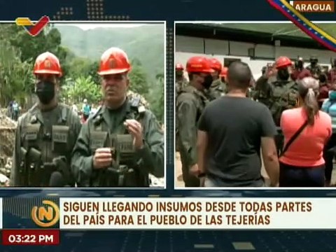 Ministro de la Defensa y alto mando de la FANB visitan zonas afectadas de Las Tejerías