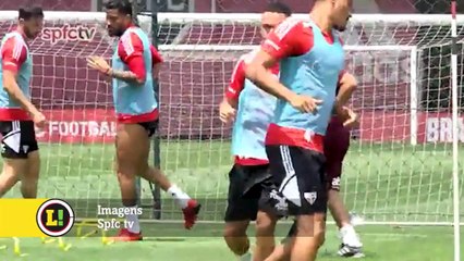 Imagens do treino 12/10 da Equipe do São Paulo