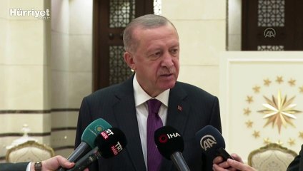 Cumhurbaşkanı Erdoğan büyükelçileri kabulünün ardından gazetecilere açıklamalarda bulundu