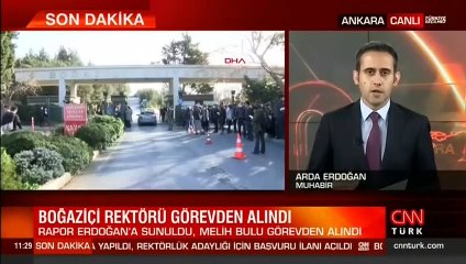 Boğaziçi Üniversitesi'ne vekaleten atama