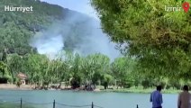 İzmir Ödemiş'te orman yangını çıktı