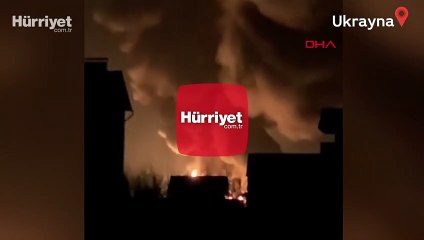 Rusya, Kiev bölgesinde petrol terminalini hedef aldı