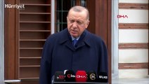 Cumhurbaşkanı Erdoğan, cuma namazı çıkışı soruları yanıtladı