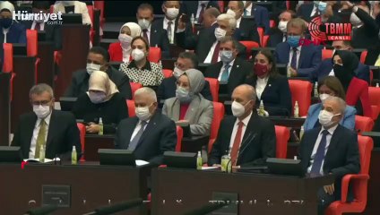 Cumhurbaşkanı Erdoğan, TBMM'nin 27'nci  dönem 5'inci yasama yılı açılışında konuştu