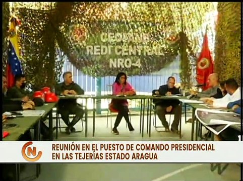 Vicepresidenta Delcy Rodríguez lidera reunión para seguir evaluando situación en Las Tejerías