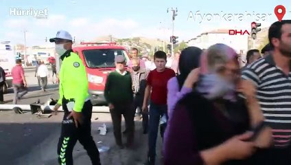 Kontrolden çıkan TIR, önündeki araçlara çarptı! O anlar kameraya yansıdı