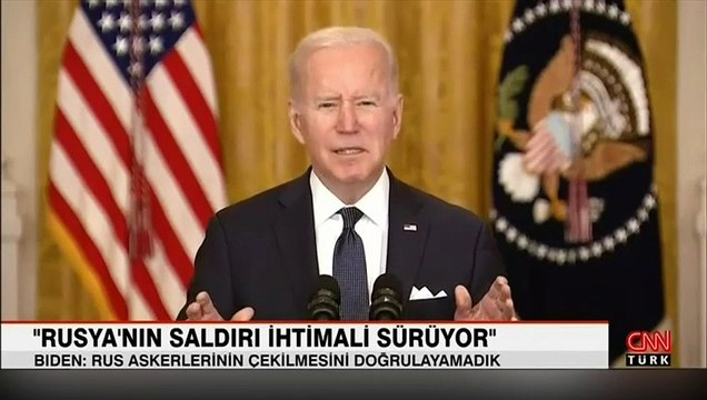 ABD Başkanı Joe Biden, Rusya-Ukrayna krizine ilişkin açıklamalarda bulundu