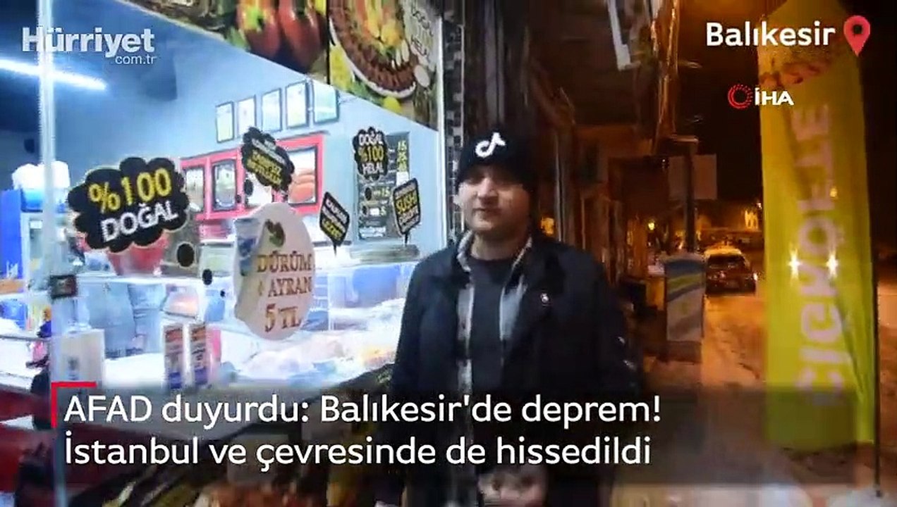 AFAD duyurdu: Balıkesir'de deprem! İstanbul ve çevresinde de hissedildi