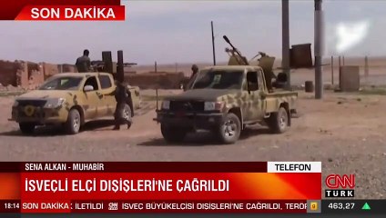 İsveç Büyükelçisi Herrström Dışişleri'ne çağrıldı